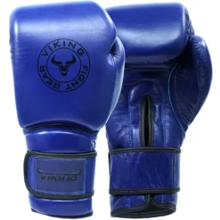 Viking Savage Leather Wrist Locking Boxing Gloves - MMA Factory -MMA FACTORY Shop savage2 1000 blu 1