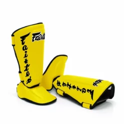Fairtex Detachable In-Step Shin Guards - SP7 - MMA Factory -MMA FACTORY Shop sp7 yellow 2 3