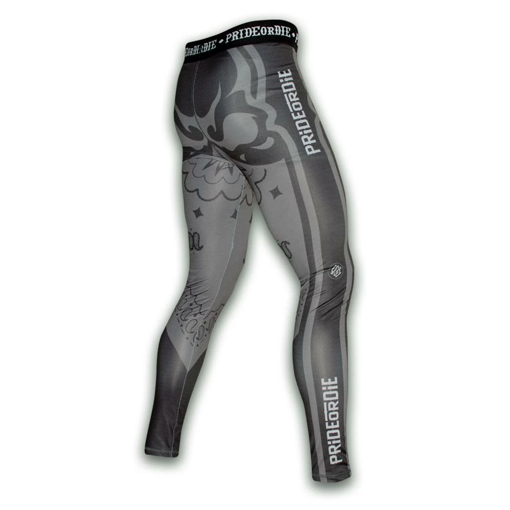Pride Or Die Ruthless Compression Pants - MMA Factory 5 Pride Or Die Ruthless Compression Pants - MMA Factory - Image 3