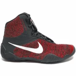 Nike Tawa Wrestling Shoes - Black/ White / Red - MMA Factory
