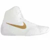 Nike Tawa Wrestling Shoes - White/Gold - MMA Factory