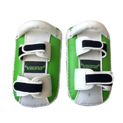 Viking Diablo Curved Pro Leather Thai Pads (Heavy Duty) - MMA Factory -MMA FACTORY Shop thai pads green 3 1 1