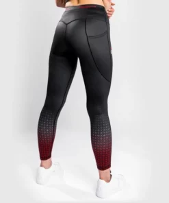 UFC Venum Performance Institute Leggings - MMA Factory -MMA FACTORY Shop ufc venum performance institute legging black red 7