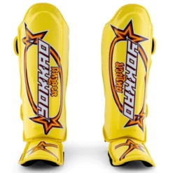 Yokkao Vertical Shin Guards - MMA Factory -MMA FACTORY Shop vertical shinguards yellow 1 1000 1