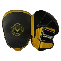 Viking Micro Savage Leather Gel Speed Pads - MMA Factory -MMA FACTORY Shop viking microyellow4 1