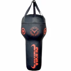 Viking Angle Leather Upper Cut Punching Bag - MMA Factory -MMA FACTORY Shop vikingangleuppblackred 1000x1000 1