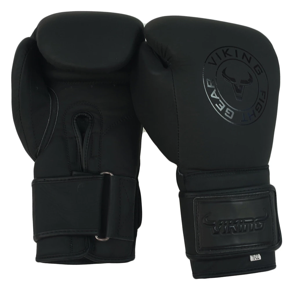 Viking Vader Matte Leather Boxing Gloves - MMA Factory 3 Viking Vader Matte Leather Boxing Gloves - MMA Factory