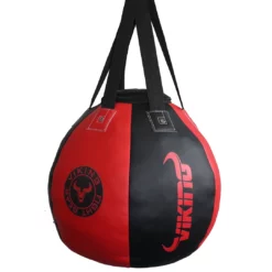 Viking Pro Leather Wrecking Ball Punching Bag - MMA Factory -MMA FACTORY Shop vikingwreckngballred1080 1
