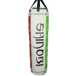 Shinobi Nations Leather Pro 6 Ft Banana Punching Bag - MMA Factory -MMA FACTORY Shop whitegreenred1 1080 1 1
