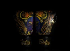 Fairtex Yamantaka Boxing Gloves - MMA Factory -MMA FACTORY Shop yaman closeup2 1